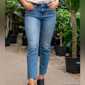 Vervet Denim - Carlene High Rise Crop Straight *never worn*